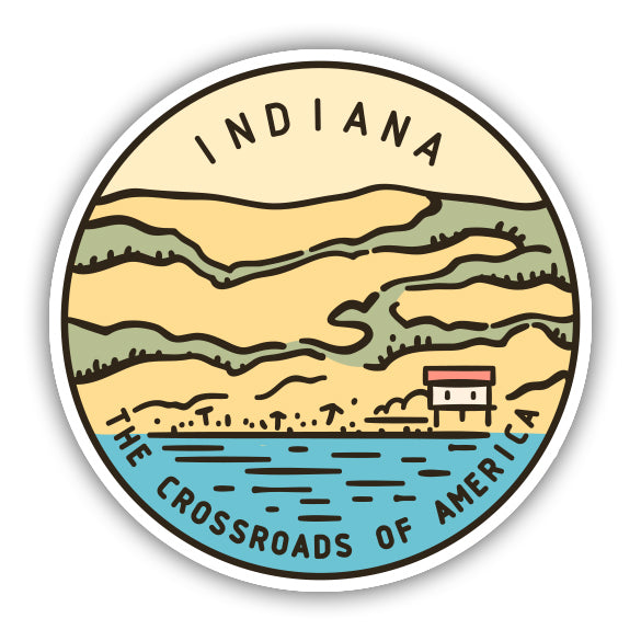 Indiana Sticker