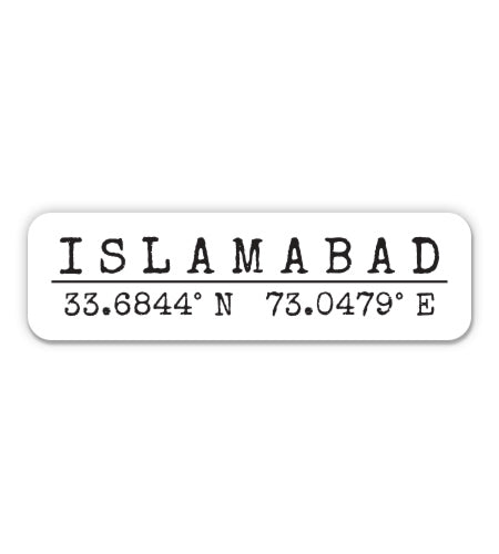 Islamabad Pakistan Sticker