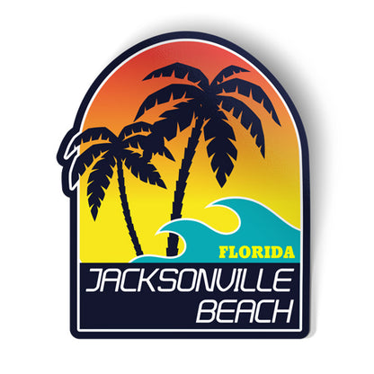 Jacksonville Beach Florida Sticker