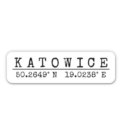 Katowice Poland Sticker