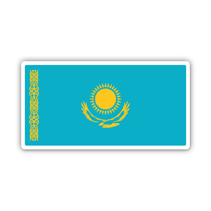 Kazakhstan Flag Sticker