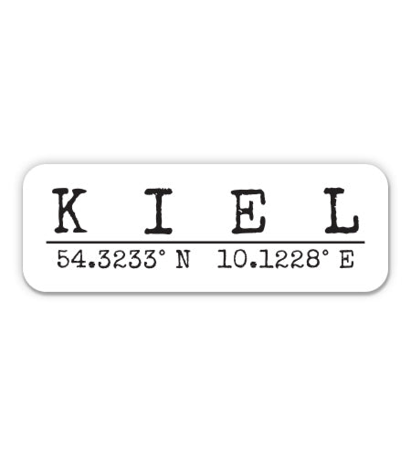 Kiel Germany Sticker