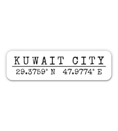 Kuwait City Kuwait Sticker