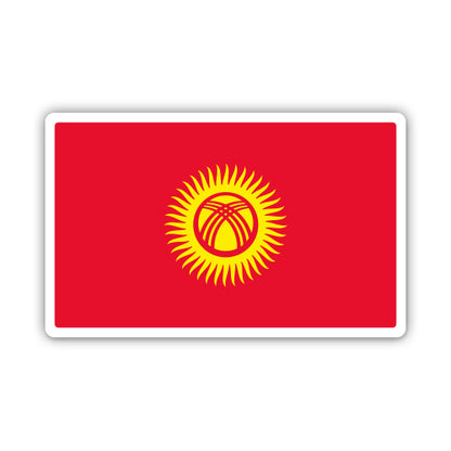 Kyrgyzstan Flag Sticker