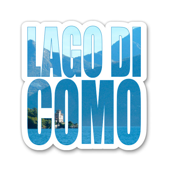 Lago di Como Lake Como Italy Sticker