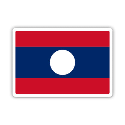 Laos Flag Sticker