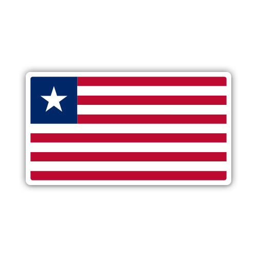 Liberia Flag Sticker