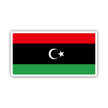 Libya Flag Sticker