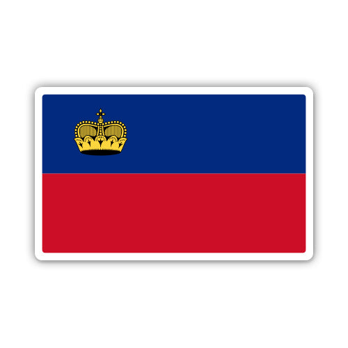 Liechtenstein Flag Sticker