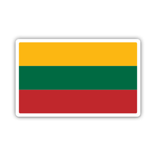 Lithuania Flag Sticker