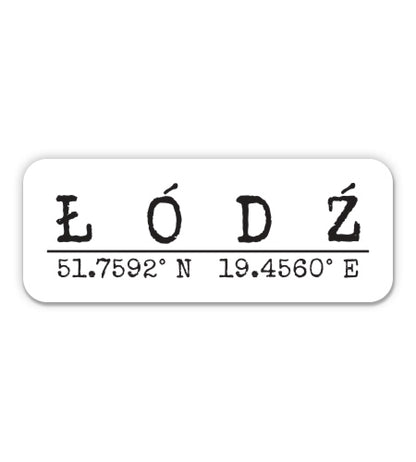 Lodz Poland Sticker