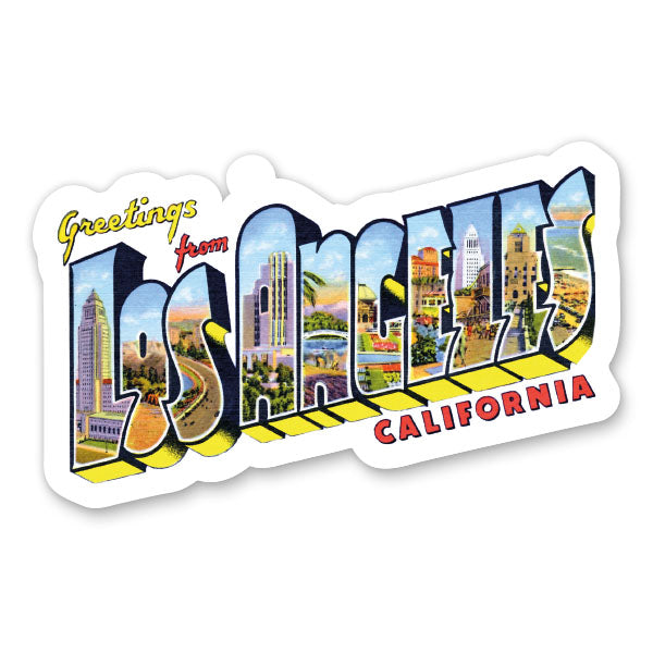Greetings from Los Angeles Sticker