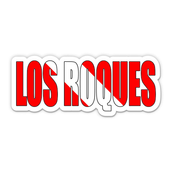 Los Roques Venezuela Scuba Diving Dive Flag Sticker