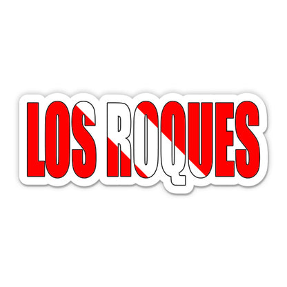 Los Roques Venezuela Scuba Diving Dive Flag Sticker