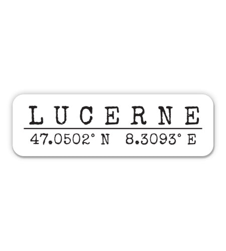 Lucerne Switzerland Sticker
