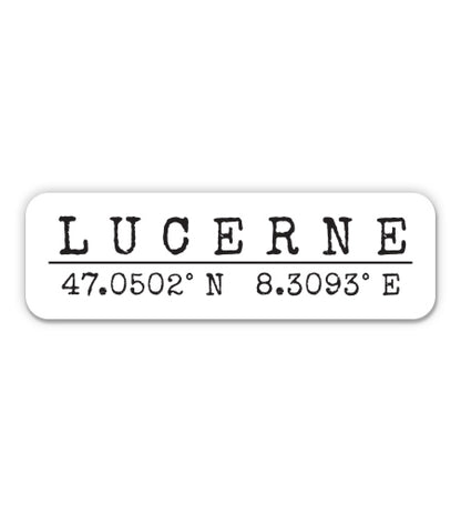Lucerne Switzerland Sticker