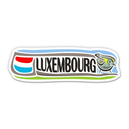 Luxembourg Sticker
