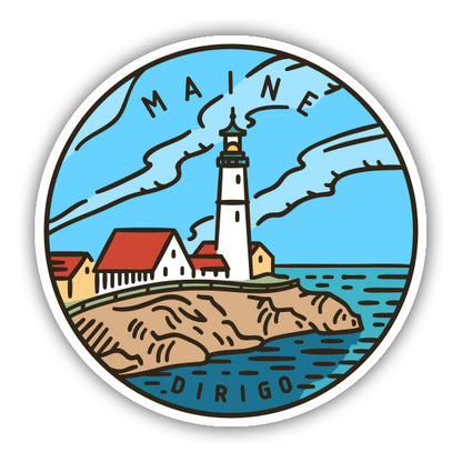 Maine Sticker