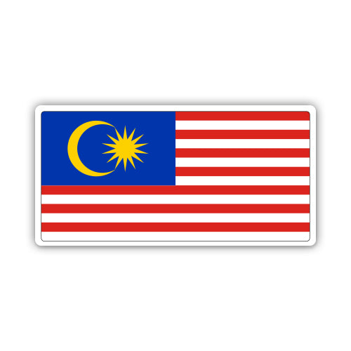 Malaysia Flag Sticker