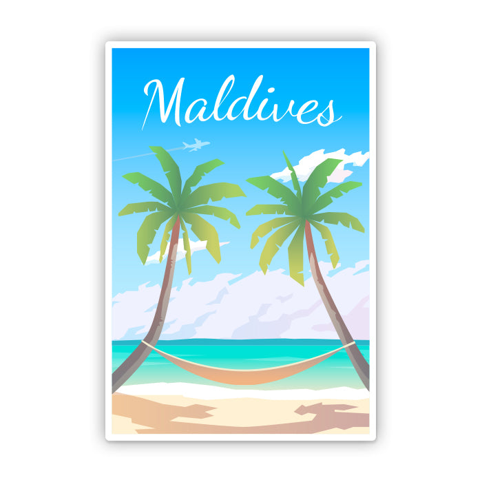 Maldives Travel Sticker