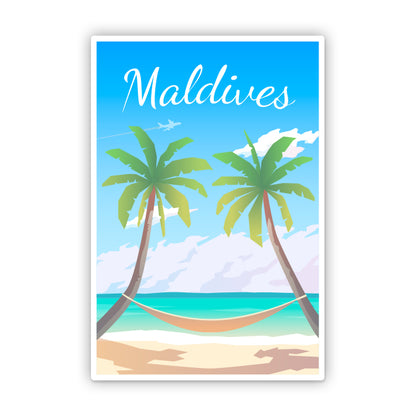 Maldives Travel Sticker