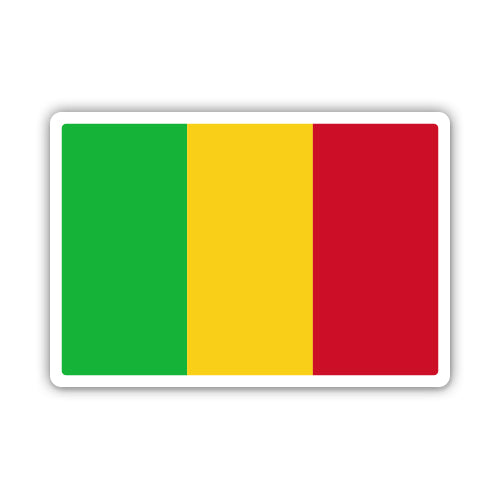 Mali Flag Sticker