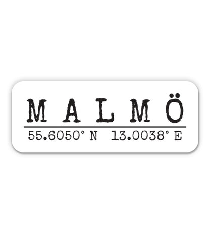 Malmo Sweden Sticker