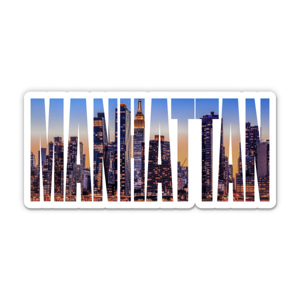 Manhattan New York City Sticker