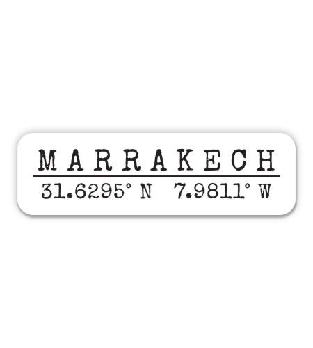 Marrakech Morocco Sticker