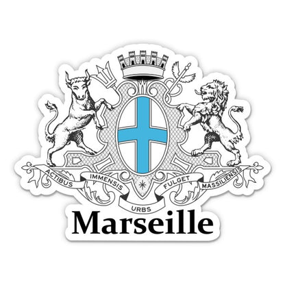 Marseille France Sticker