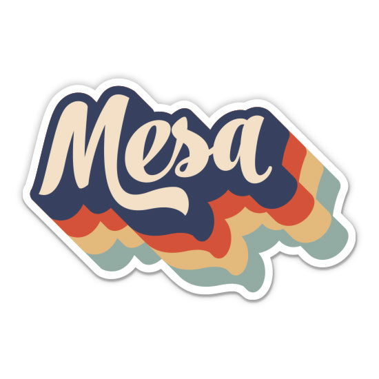 Mesa Arizona Retro Sticker