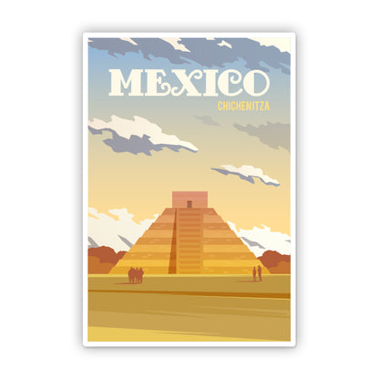 Mexico Chichenitza Travel Sticker