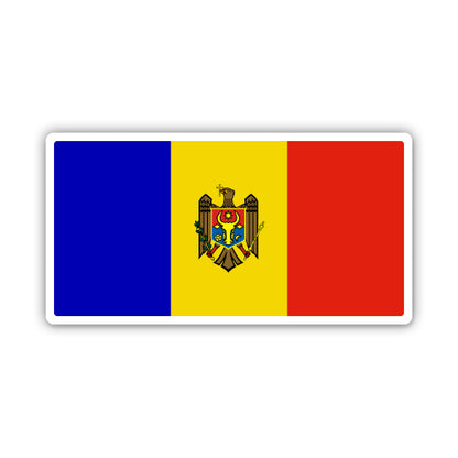 Moldova Flag Sticker