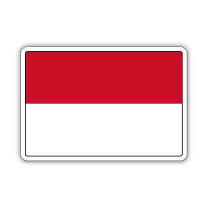 Monaco Flag Sticker