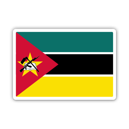 Mozambique Flag Sticker