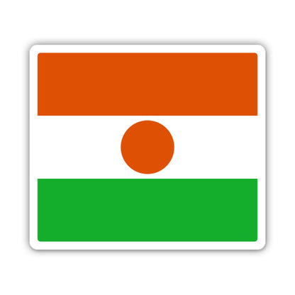 NIger Flag Sticker