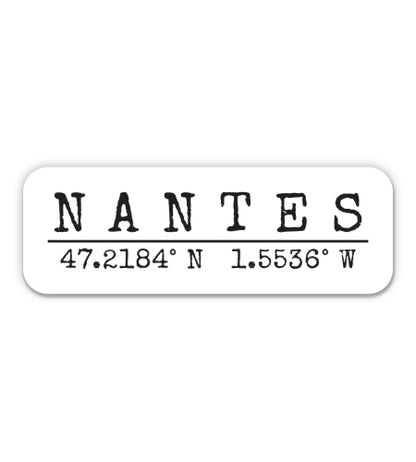 Nantes France Sticker