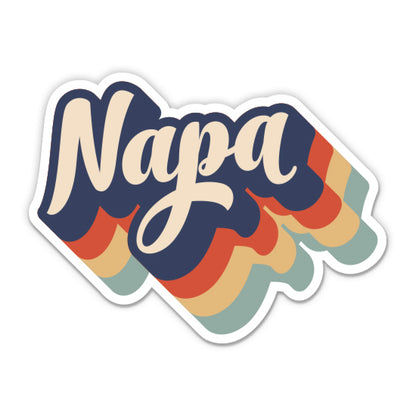Napa California Retro Sticker
