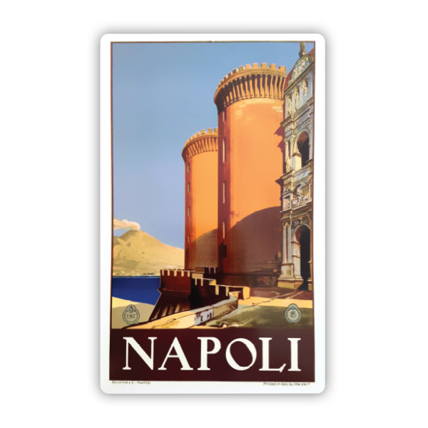Napoli Italia Vintage Travel Sticker
