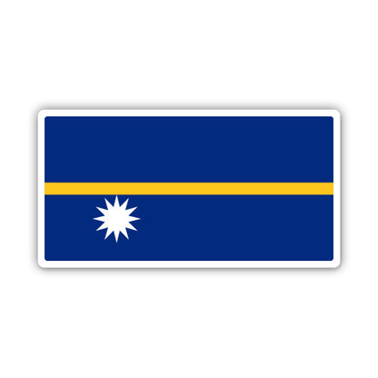 Nauru Flag Sticker