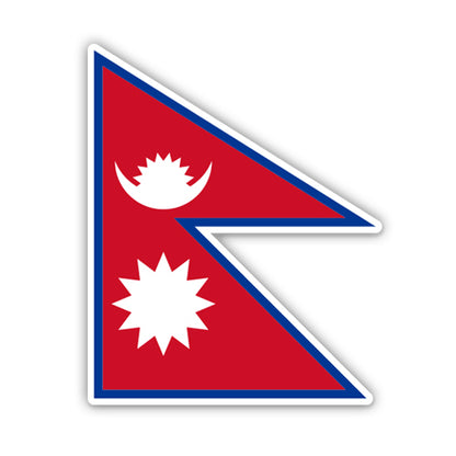 Nepal Flag Sticker