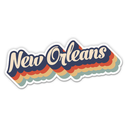New Orleans Retro Sticker