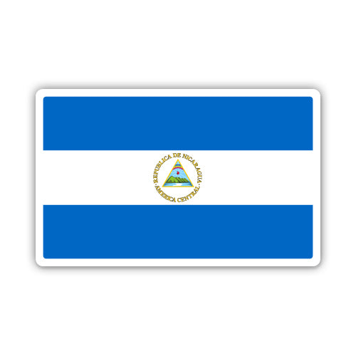 Nicaragua Flag Sticker