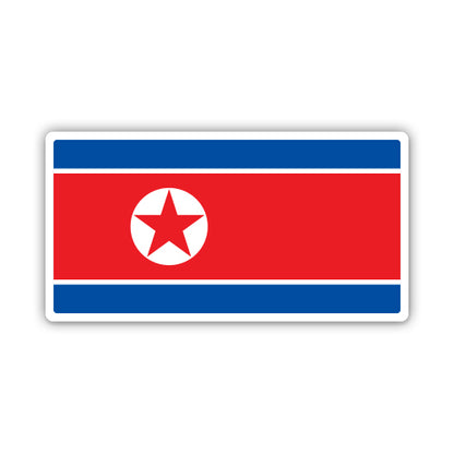 North Korea Flag Sticker