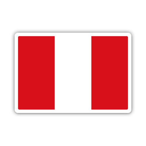 Peru Flag Sticker