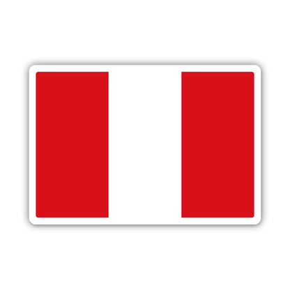 Peru Flag Sticker