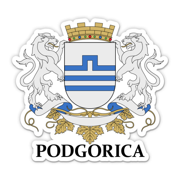 Podgorica Montenegro Sticker