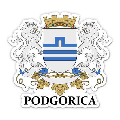 Podgorica Montenegro Sticker