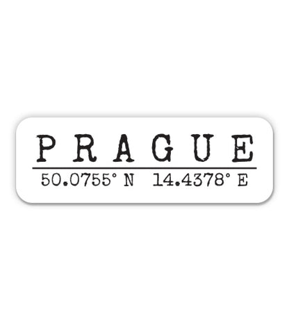 Prague Czechia Sticker