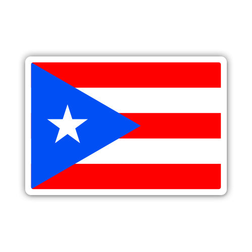 Puerto Rico Flag Sticker